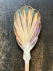 N  Harding Coin Silver Spoon Sugar Shell  627 Oz  Ma Berry Spoon