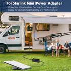 Starlink Mini Car Adapter - 12v 24v Dc Power Cable With Adaptor