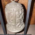 Vintage Hanging Temple Bell With Metal Clapper  cast Iron soothing Tone