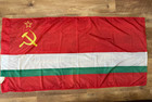 Original Great Flag Tajik Ssr Vintage Soviet Made In Ussr