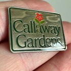 Vintage Callaway Gardens Georgia Flower Logo Pin     Botanical Resort