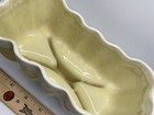 Vintage Cookson Pottery Planter Yellow Drip Glaze Ceramic Cp207 Usa