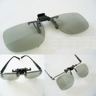 2 Pairs Clip-on Passive 3d Glass With Polarized Plastic Lenses For Vizio Lg 3dtv