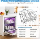 Upgraded Wd28x10384 Ge Dishwasher Lower Rack Replacement With Wheels