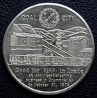 1975 Dinosaur Dollar - Drumheller  Alberta - Coal City Dollar Token