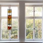 Geometric Waves River Of Goods Stained Glass Window Panel -