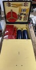 Vintage Picnic Case Rare Bi-fold Table Suitcase Bakelite Hemcoware Universal