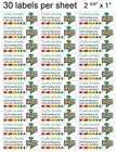 30 Vietnam Veteran Vet Custom Personalized Return Address Labels