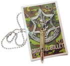 Chain   Pendant  Jewish Star Of David Symbol  Israel Bullet Idf Israeli Army 