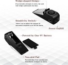 Emdmak Door Stop Alarm With 120db Siren Door Stop For Home   Travel  black 