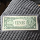 Us  1 Silver Certificate Banknote Series 1935f Blue Seal  Circulated