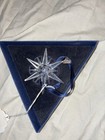 Swarovski 2005 3  Crystal Christmas Ornament  No Top Half Of Box 