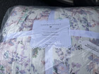 Pottery Barn Teen Loveshackfancy Garden Damask Smocked Quilt Full Queen Lavender