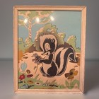 Vintage Walt Disney Bambi Thumper   Flower Nursery Prints In The Original Frames