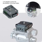 Quick Release Plate Clamp Tripod Head Camera Mount Adapter For Arca Universal Us