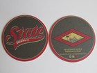2 Beer Collectible Coasters  State Brewing Co   Crafted In Gardena  California