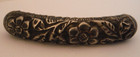 Vtg Antique Sterling Silver Handmade Tibetan Asian Indian 3 2  Floral Pendant