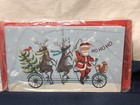 American Greetings Christmas Gift Card Money Holder Santa 6 Pack Sealed 