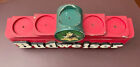 Banta 1995 Wooden Budweiser Beer Can Bottle Display Anheuser Busch Eagle Logo 