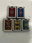 Bicycle Dragon Back Playing Cards Set Of Five Decks - Brand New Sealed