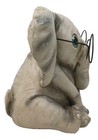 Safari African Savanna Whimsical Elephant Young Calf Wearing Glasses Figurine