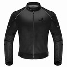Summer Motorcycle Riding Jacket With Ce Certified Xx-large Black