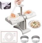Household Double Head Automatic Dumpling Maker Mould dumpling Maker Press Wit   