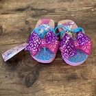 Girls Flip Flop Shoes Size 5-6 Sandals Nickelodeon  Jojo Jojo Siwa  Purple Bow