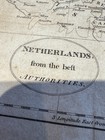 Rare  1790s Original Map Of The Netherlands From The Best Authorities Plate Xiii