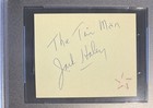 Jack Haley Signed Album Page Psa Authenticated    the Tin Man    Inscription
