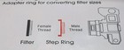 Tiffen 55-49mm Step-down Lens Filter Converter Adapter Ring 55mm-49mm E55-e49 Us
