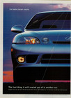 1998 Lexus Coupe 290hp V-8 Fold Into Paper Plane Photo Car Vintage Print Ad