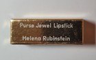 Vintage Helena Rubinstein Jewel Top 1952 Simulated Sapphire Lipstick Case   Box