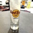 Lot Of 6 Hard Rock Shot Glasses San Antonio  Nashville  Cabo San Lucas  Mexico 