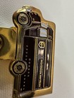 Ups United Parcel Service Brown gold Tone Enamel Money Clip - Very Rare  - Pics 