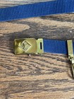 Vintage Boy Scouts Of America Clothing  Cub Scouts Blue Belt    Brass Buckle