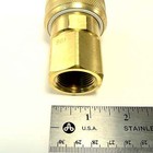 Foster 6 Series Brass Quick Coupler 3 4 Body 3 4 Npt Air Hose And Water Fittings