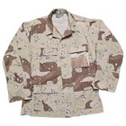 Vtg Military 6 Color Desert Camo Jacket   Pants Set Mens M Cargo Chocolate Chip