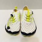 New Womens Water Shoes White Green Adjustable Lightweight Size 6 Us 36 Eu