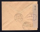 Burma 1945 Censored Cover To England  Mily Admn Overprints On India Stamps