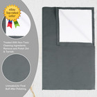 2 Pack Large Silver Jewelry Polishing 12x10 Inch Double Layer Cleaning Cloth