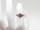 Antique Victorian  2400 Natural Aaa    Alexandrite Diamond 10k Yellow Gold Ring