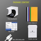 Mini Photo Studio Light Box Tent 20x20x20cm Jewelry Photography Kit Led Backdrop