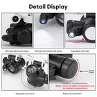 8x 15x 23x Led Headband Glasses Magnifier Handheld Reading Magnifying Glass With