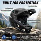 Bucklos Full Face Mountain Bike Helmet Adults  For Mtb Bmx Dh Adjustable 55-61cm