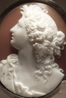 Amazing Rare Antique Victorian Large Sardonyx Shell Cameo Baccante Pin Brooch 