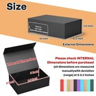 Black Gift Box  9 5x6x3   Gift Boxes For Presents With Lids Magnetic Closure    