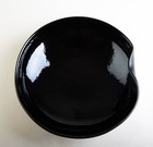 Tiffany   Co  Elsa Peretti Black Terracotta Pottery Thumbprint Bowl Italy Signed