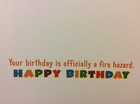 Birthday Avanti Greeting Cards New W envelopes 3d-lot 4 Lenticular  fire Hazard 