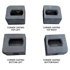 Iso Shipping Container Corner Casting  Set Of 4   1  Bl   1  Br   1  Tr  1  Tl